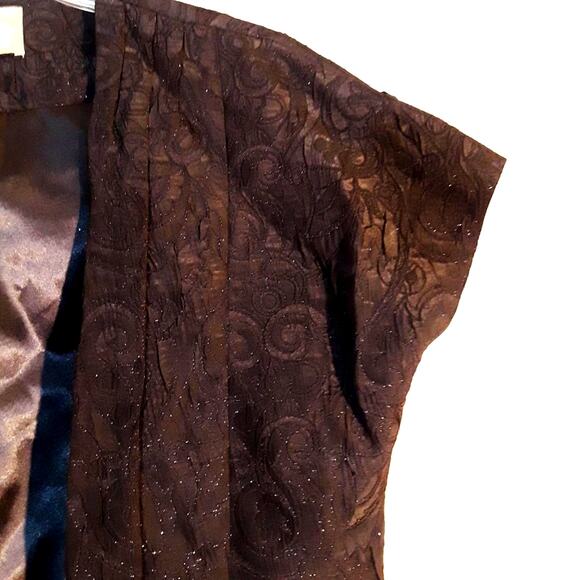 Forever 21 Black Crop BlazerJacket Embellished Small Petite - Picture 4 of 6